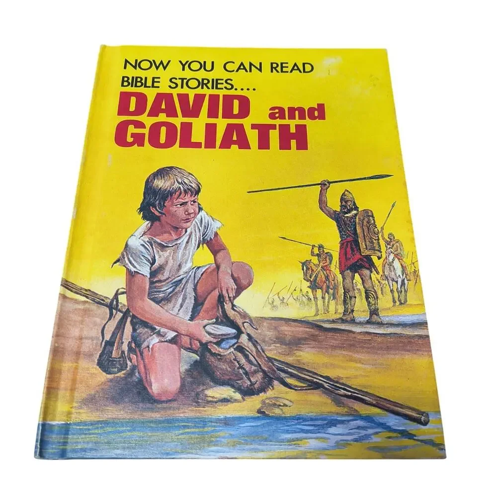 Vintage 1983,Now You Can Read Bible Stories-David & Goliath By Elaine Ife, Hard